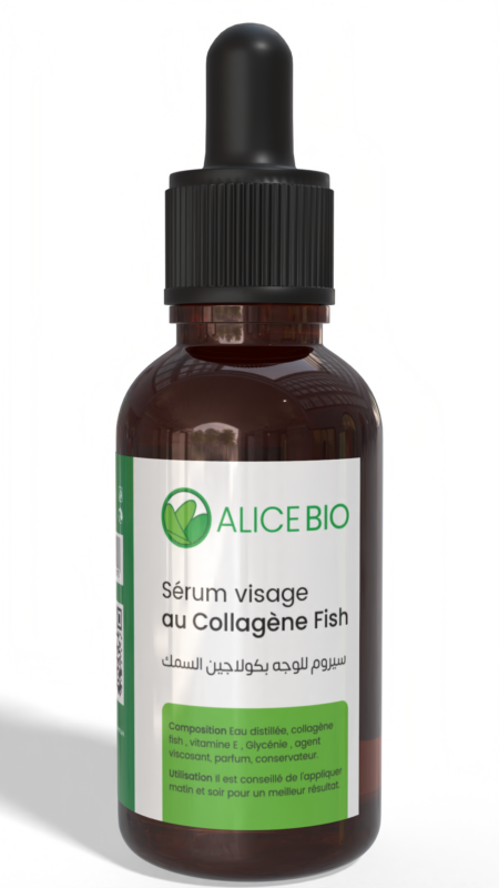 Sérum Anti-Âge Bio au Collagène Marin 15 ml – Fermeté & Hydratation